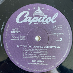 Винтажная виниловая пластинка LP The Knack, But The Little Girls Understand (Германия 1980)