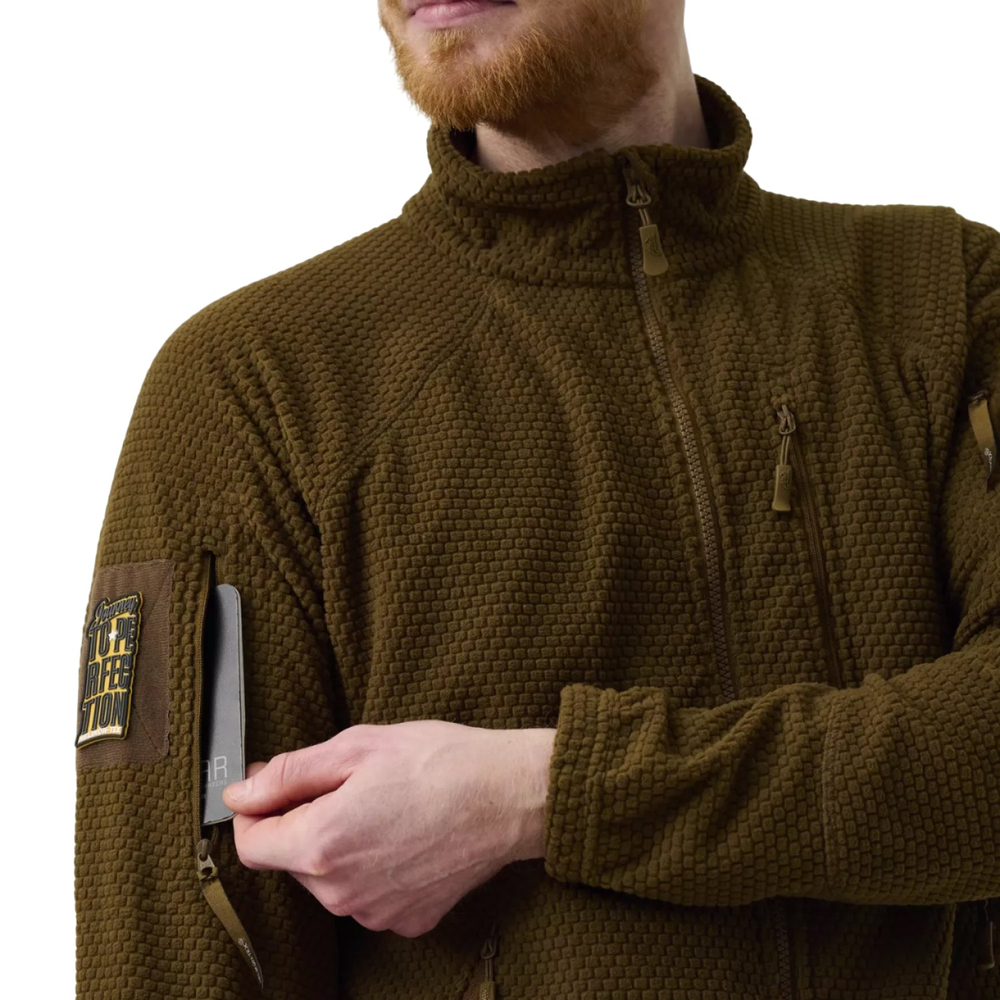 Кофта Helikon-Tex Alpha Tactical Jacket-Grid Fleece Navy Blue