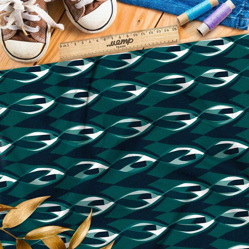 Ткань Ниагара Софт абстрактное путешествие во вселенную