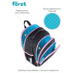 Ранец Först F-BASE "Kitty-sweety" 36*29*17 см, 3 отделения, 2 кармана, анатомическая спинка
