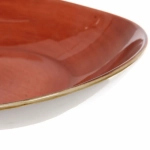 Тарелка керамическая «Corsica orange» 22*19,5*5