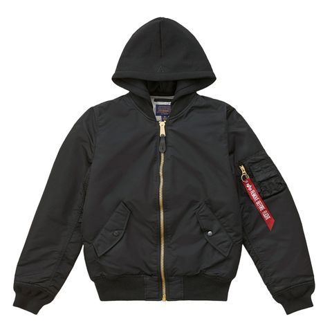 Бомбер Alpha Industries MA-1 Natus W Black (Черный)