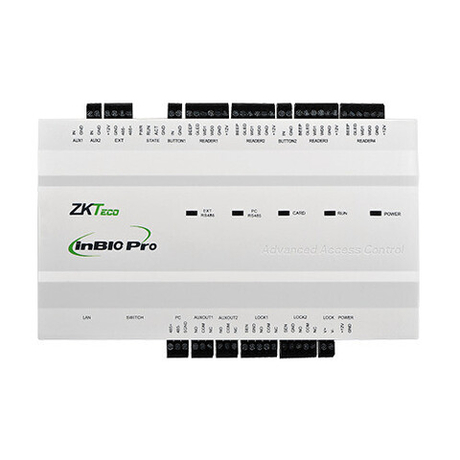 ZKTeco InBio260 Pro, сетевой контроллер на 2 двери с поддержкой биометрии