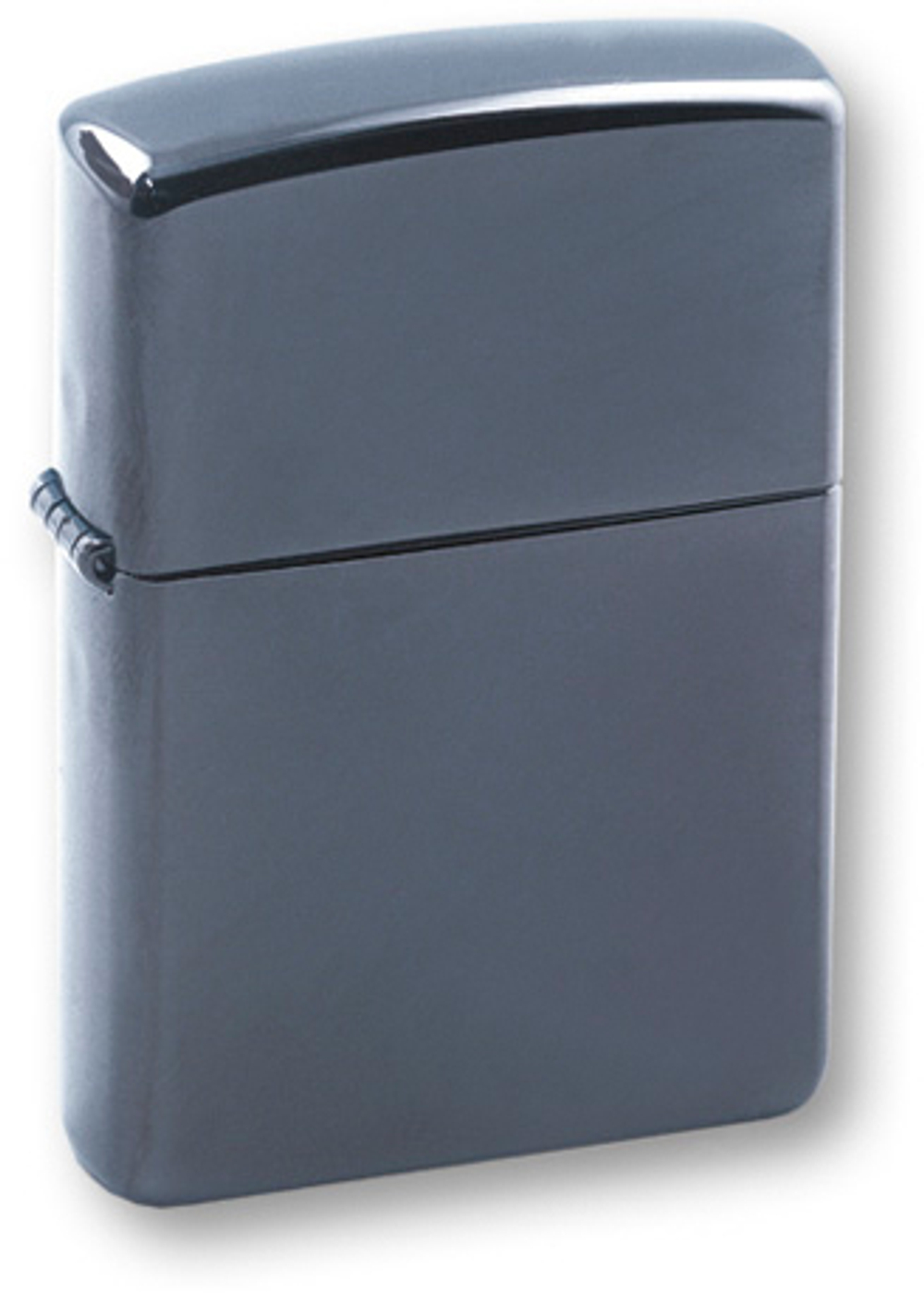 Легендарная классическая американская бензиновая широкая зажигалка ZIPPO Classic Black Ice ™ чёрная матовая из латуни и стали ZP-150
