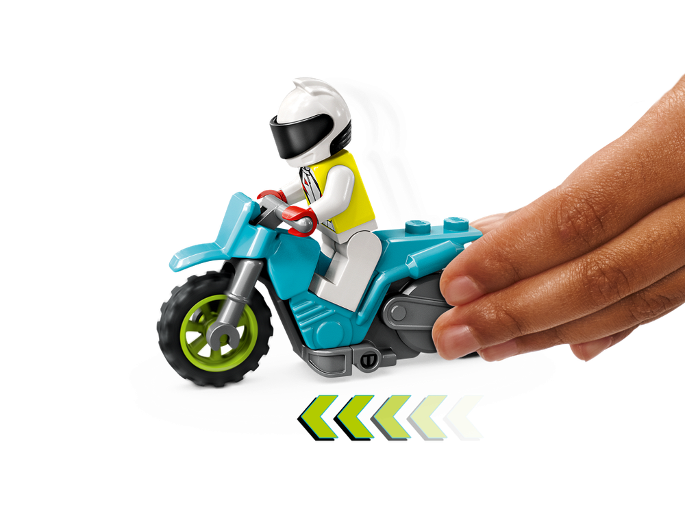 Конструктор Лего Сити Грузовик для трюков и огненное кольцо | LEGO City Stunt Truck and Ring of Fire 60357, 479 дет (6+)