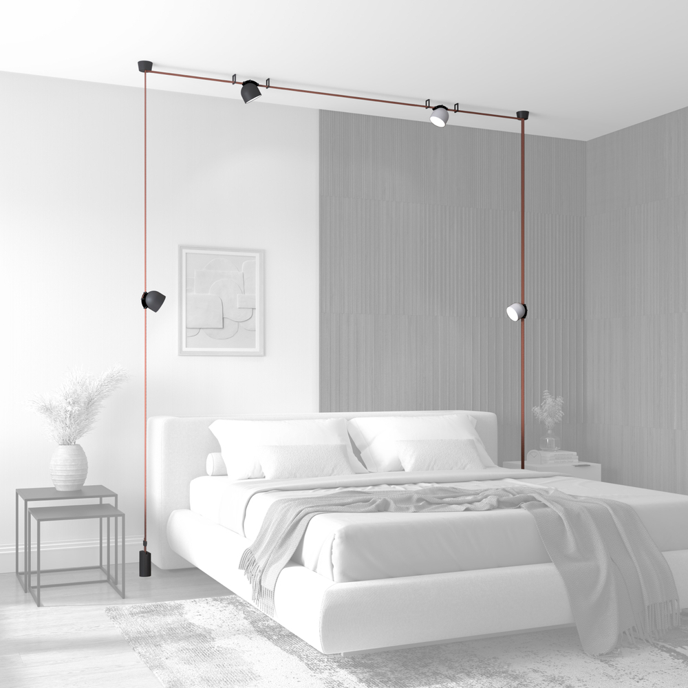 Трековый светильник Denkirs Belty Spot DK5542-WH+BK