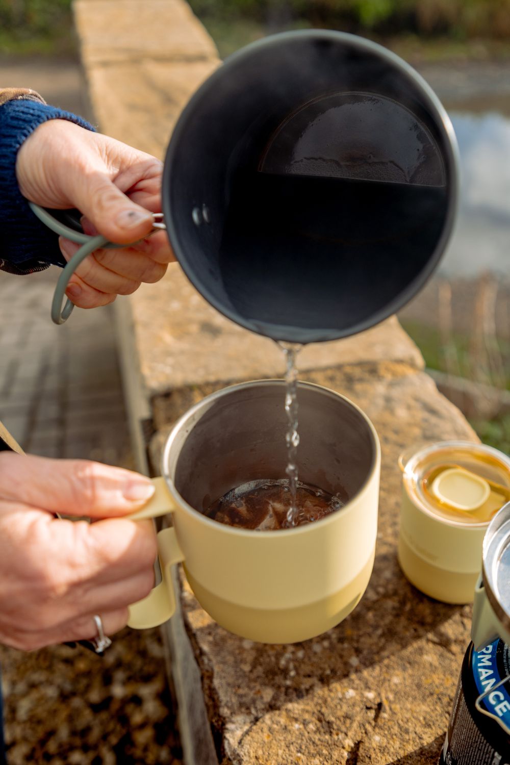 Термокружка Klean Kanteen Rise Mug Slide Lid 12oz (355 мл) Wax Yellow