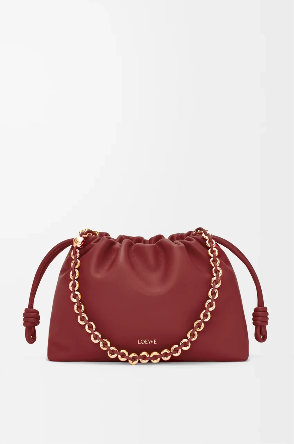 Loewe Сумка Flamenco среднего размера из мягкой кожи ягненка наппа, красный