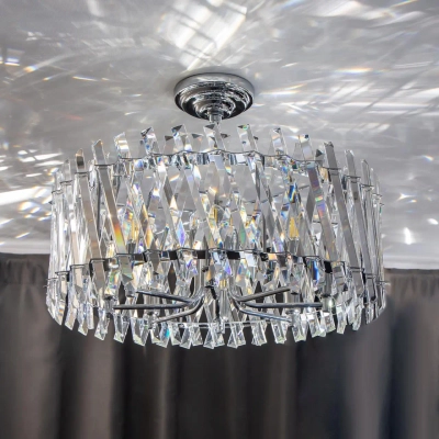 Citilux Ингвар CL334281 Люстра подвесная хрустальная Хром