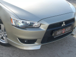Накладки (клыки) переднего бампера Mitsubishi Lancer X 2007-2010