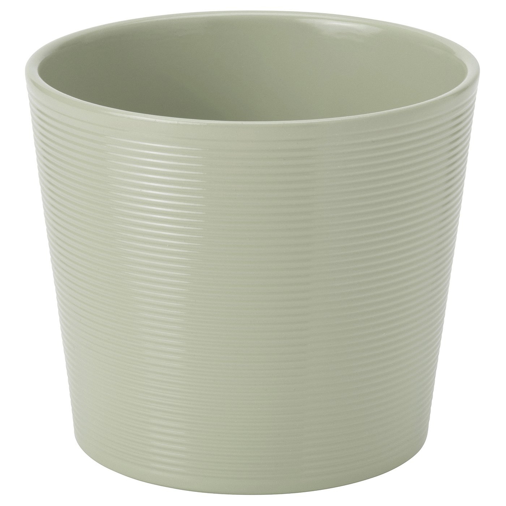 IKEA BROKSPIREA  (ИКЕА БРОКСПИРЕА)  -  Кашпо для цветочного горшка - светло-зелёный 12 см
