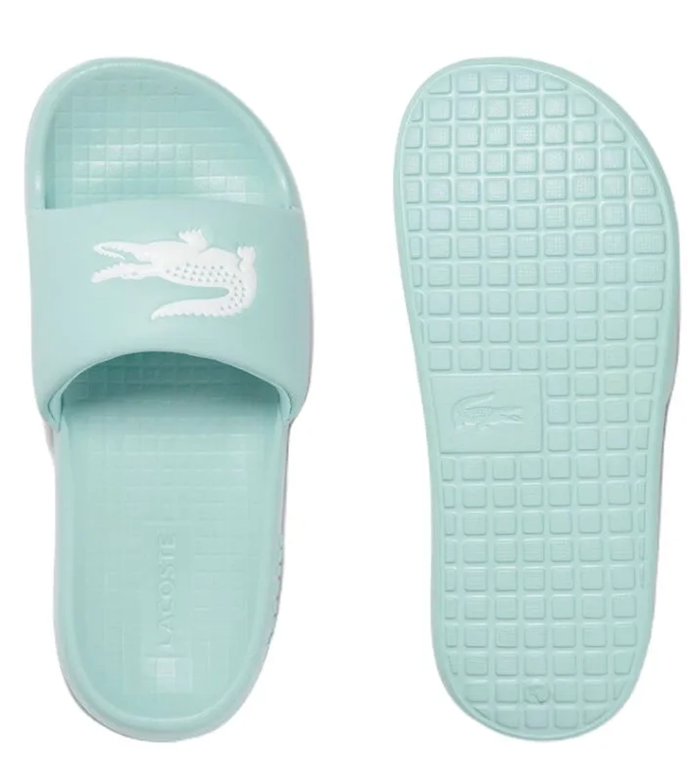 Сланцы Lacoste Serve Slide 1.0 - turquoise/white