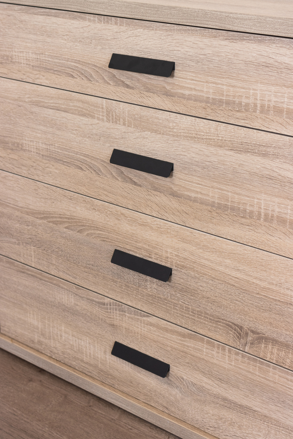Комод на ножках Kubik 100 Roble/Antracita Koala Beds