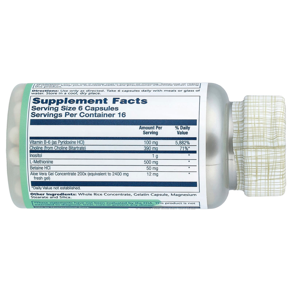 Solaray, Lipotropic 1000 Plus™, 100 капсул