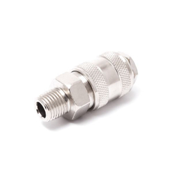 Быстроразъем пневматический с клапаном с наружной резьбой 3/8'' Partner SE1-3SM