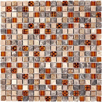 Мозаика PIX 720 из мрамора и стекла (15x15)