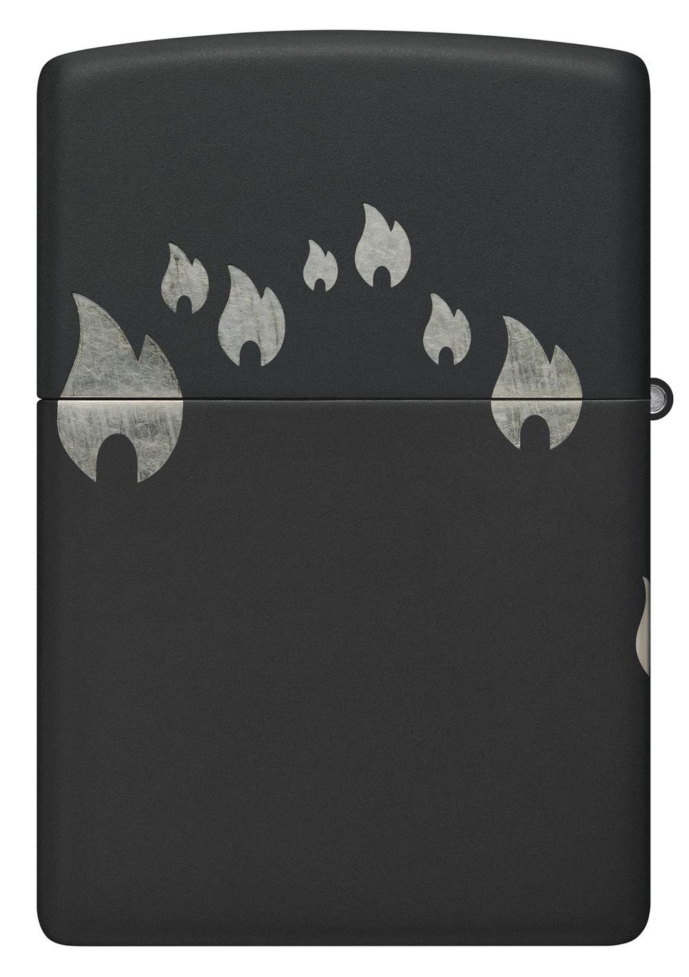Зажигалка Zippo Classic с покрытием Black Matte, латунь/сталь, черная, матовая, 38x13x57 мм