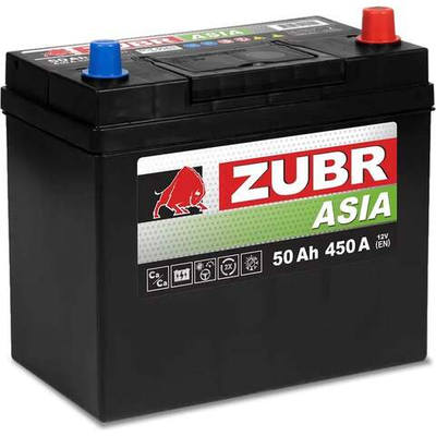 ZUBR Premium Asia 50Ah R+ (без борта)