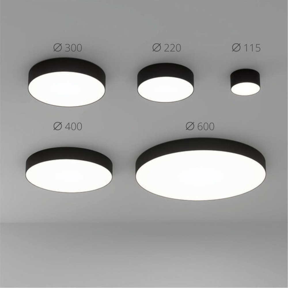 Потолочный светодиодный светильник Arte Lamp FADO A6612PL-1BK