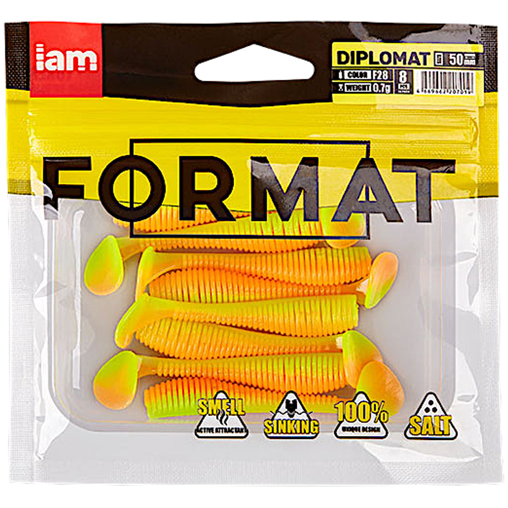 Мягкая приманка IAM Format Diplomat 100мм 6.0г -