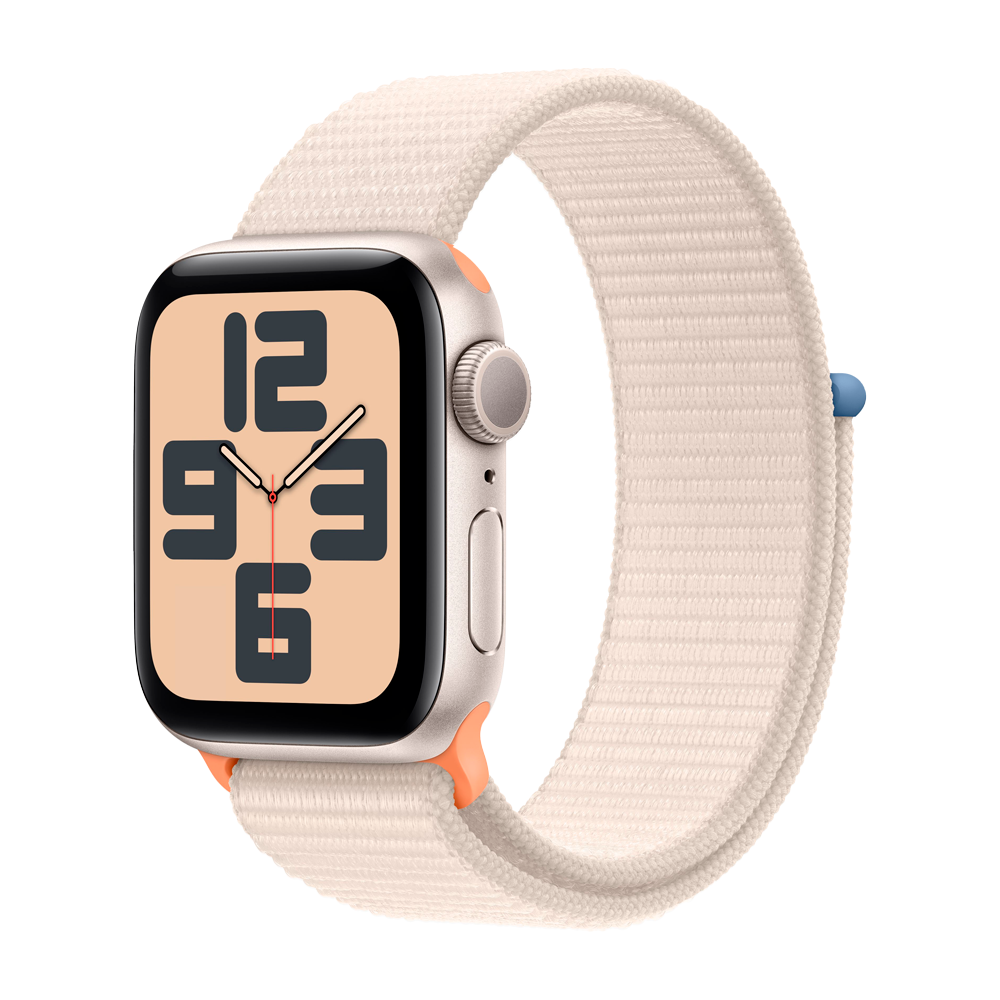 Умные часы Apple Watch SE 2 (2023) GPS, 40mm, Aluminium Case with Sport Loop, Starlight (Сияющая звезда)