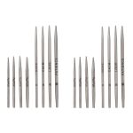 Набор съемных спиц Knit Pro Mindful Petite Mini, 5 и 7,5см, 8пар(2-2,75мм), нерж. Сталь