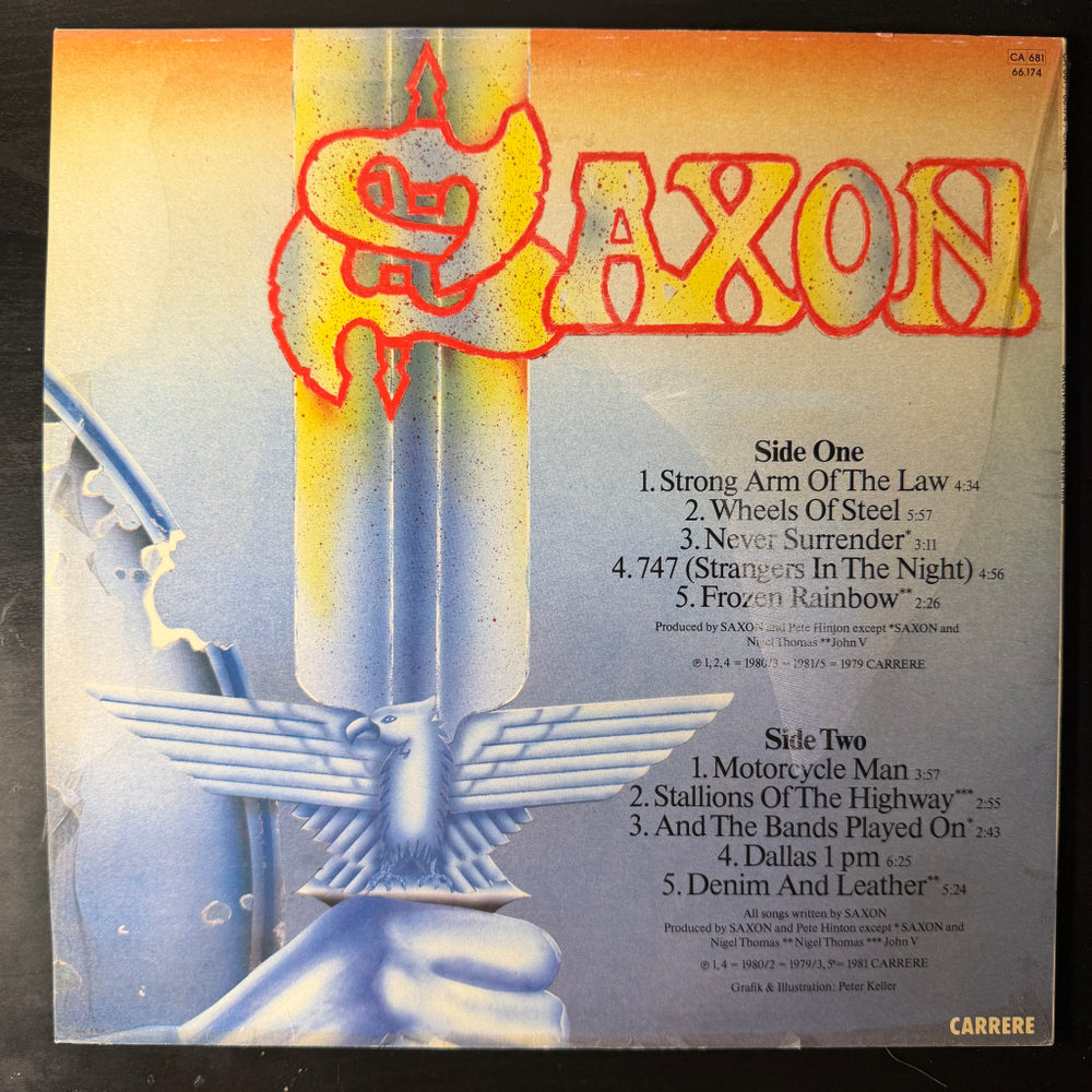 Saxon - Strong Arm Metal (Франция 1984г.)