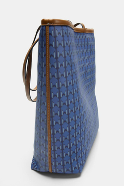 ZARA СУМКА НА ПЛЕЧО С ПРИНТОМ, РАЗНОЦВЕТНЫЙ