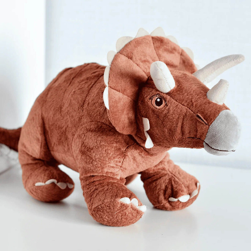 Мягкая игрушка динозавр/трицератопс, FUR TOYS 69 см