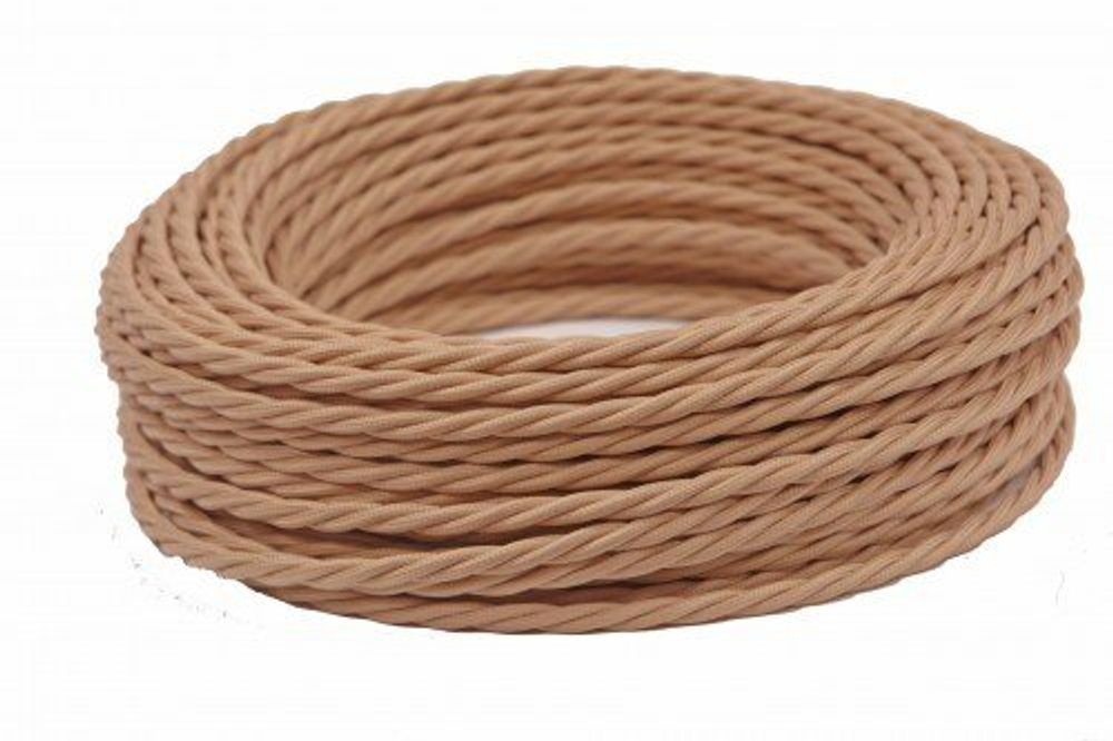 Ретро провод витой Какао Interior Wire Twist Магус ТМ ПВР-ККО / 2х2,5