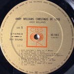 Andy Williams ‎– Christmas De Luxe (Япония) Т