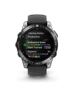 Накладка для Garmin Fenix 8 (47mm) для защиты безеля нержавеющая сталь (Черный)