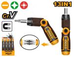 Отвёрткa тpeщоточная с битами 13 в 1 SUPER INGCO AKISD1208