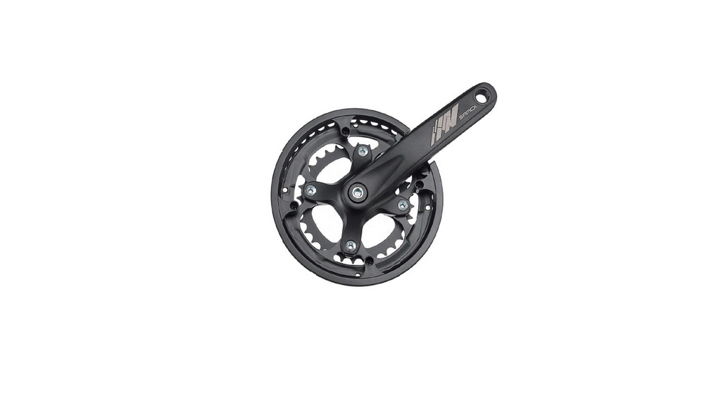 Система SAMOX Trekking 3X10s/9s, 48/36/26T, сталь, 170мм алюм, кв. черн.