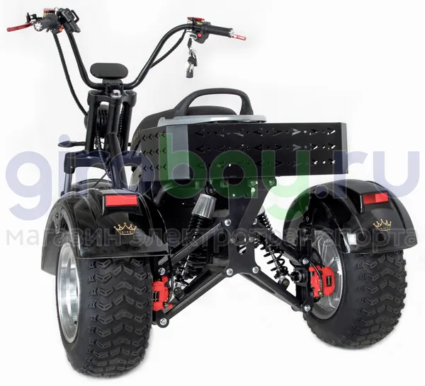 Электроскутер IKINGI M6 PRO TRIKE 6000W - Чёрный фото №8