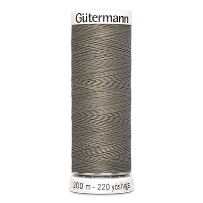 Нить Sew-All 200 м, Gutermann, 241 брезентово-серый
