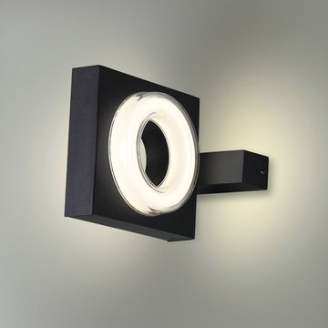Уличный настенный светильник 6654/5WL чёрный Vart Odeon Light