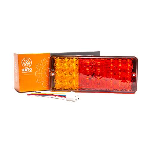 Ф401 AE LED (ФП007 AE) Фонарь задний, МТЗ, ВТЗ, ХТЗ, светодиодный, пластиковый корпус, 12/24 В