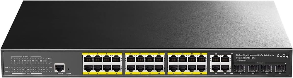 Коммутатор CUDY GS2028PS4-400W