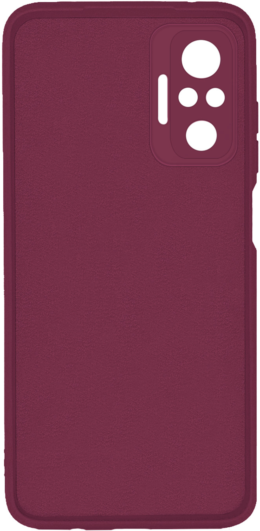 Мягкий Soft Touch чехол из силикона для XIAOMI REDMI NOTE 10 PRO / 10 PRO MAX с бархатной подкладкой