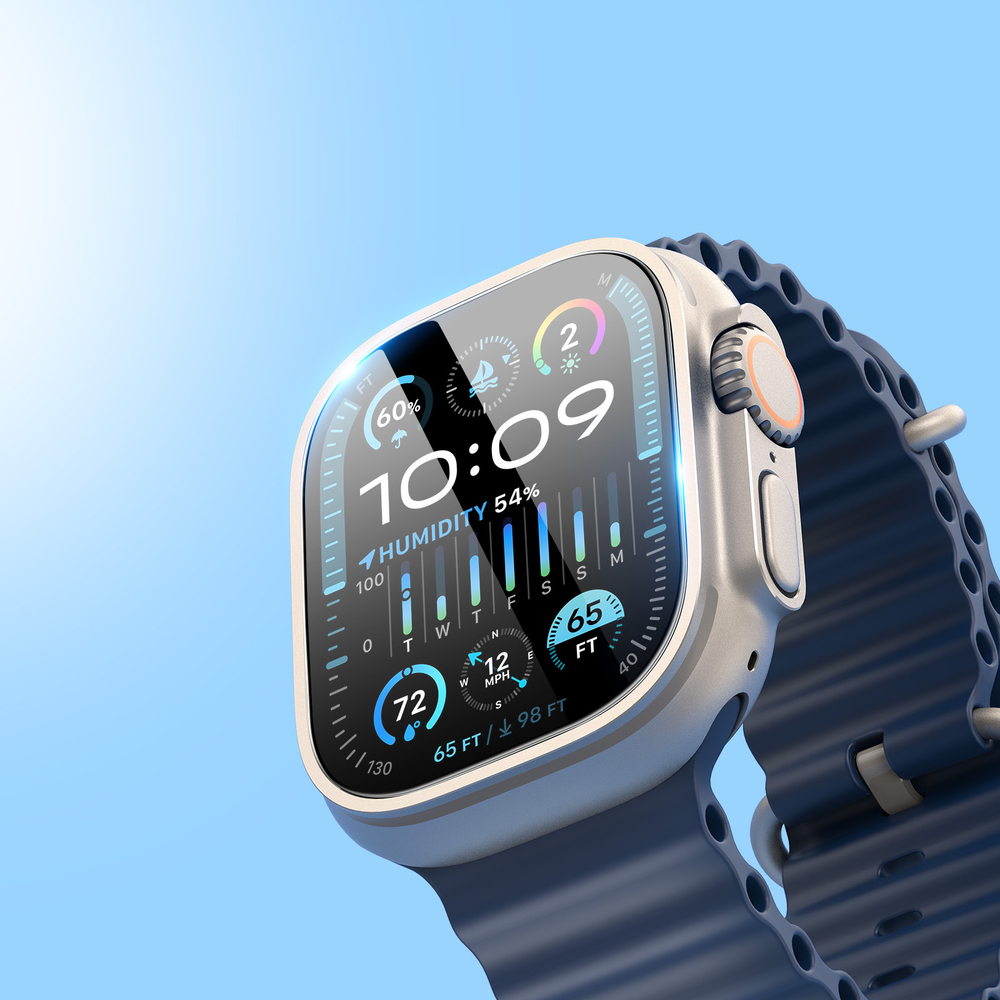 Защитное закаленное стекло от Dux Ducis для смарт часов Apple Watch Ultra 49mm, серия Eapa Screen Protector