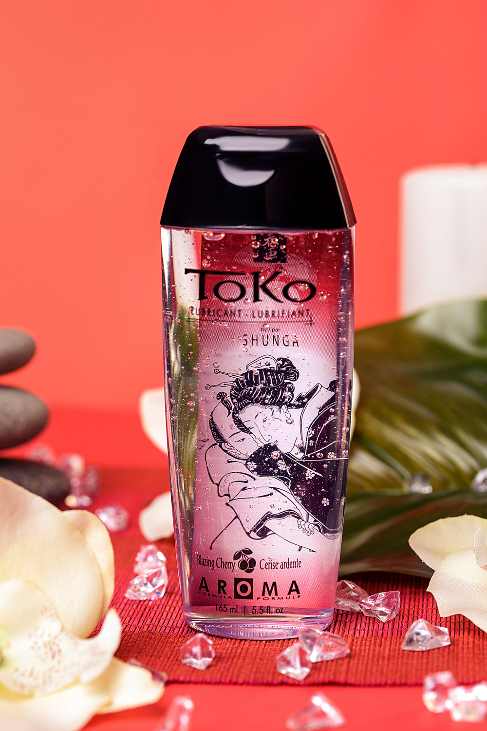 Вкусовой лубрикант Shunga Toko Aroma, вишня, 165 мл
