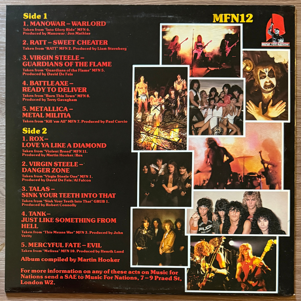 Сборник Hell On Earth (Англия 1983г.)
