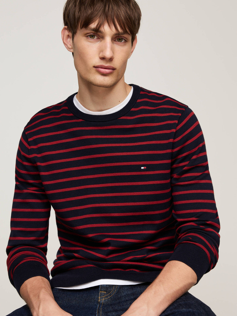 Свитер Tommy Hilfiger - красный(MW0MW14748)