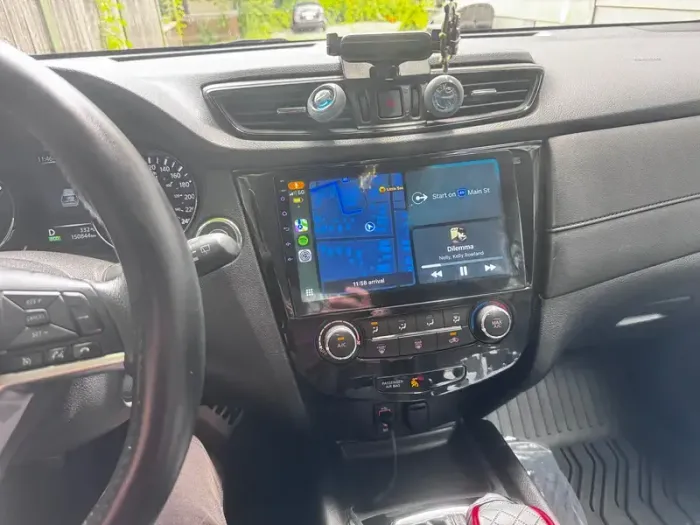 Магнитола для Nissan Qashqai J11 2014-2022 (кондиционер) - Vaycar VA51-0665 на Android 13, Быстрая, 4G SIM-слот