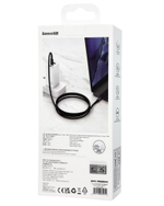 Кабель-зарядка Type-C на Type-C Baseus Tungsten Gold 100W 1м (CATWJ-01) черный