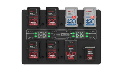Зарядное устройство SWIT MATRIX-S8 8-канальное настенное для аккумуляторов V-Mount