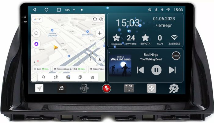 Магнитола для Mazda CX-5 2011-2017 - RedPower 112 Android 10, Быстрая, QLED+2K, CarPlay, SIM-слот