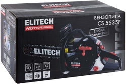 Пила цепная бензиновая Elitech CS 5535F (E1611.006.00) HD 204814