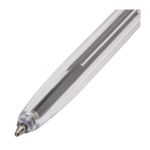 Ручка шариковая Brauberg Line синяя, 1.0мм, прозрачный корпус
